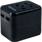 Ładowarka sieciowa Verbatim Travel Adapter 12W 2 x USB-A UTA-1 Black (23942495437) - obraz 6