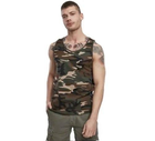 Тактична майка, футболка без рукавів армійська 100% бавовни Brandit Tank Top Woodland M - зображення 3