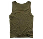 Тактическая майка, футболка без рукавов армейская 100% хлопка Brandit Tank Top олива 2XL - изображение 6