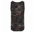 Тактична майка, футболка без рукавів армійська 100% бавовни Brandit Tank Top Dark Camo чорний мультикам XL - зображення 4