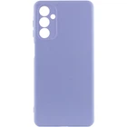 Протиударний чохол Silicone Cover Lakshmi Full Camera (A) для Samsung Galaxy M34 5G Бузковий