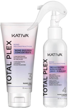 Zestaw do odnawiania włosów Kativa Total Plex Koncentrat 70 ml + Rekonstruktor 60 ml (7750075063044) - obraz 2