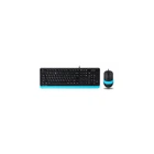 Комплект A4Tech F1010 Синий УКР 231803
