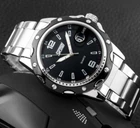 Мужские наручные часы Skmei Robby Steel 0992S с кварцевым механизмом серебристые