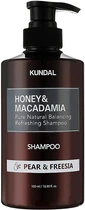 Бессульфатный шампунь KUNDAL Honey & Macadamia Nature Shampoo Pear & Freesia с ароматом груши и фрезии, 500 мл