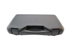 Кейс Megaline 50x30x8.5 пластиковый, черный,клипсы - изображение 3