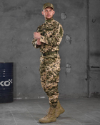 Тактический уставной костюм 4в1 штаны+китель+кепка+ремень 2XL пиксель (87481) - изображение 2