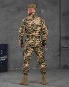 Тактический уставной костюм 4в1 штаны+китель+кепка+ремень M пиксель (87481) - изображение 3