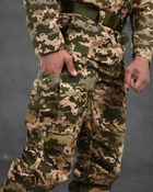 Тактичний статутний костюм 4в1 штани+кітель+кепка+ремінь M піксель (87481) - зображення 9