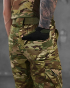 Тактический летний костюм 3в1 штаны+футболка+кепка M мультикам (87430) - изображение 8