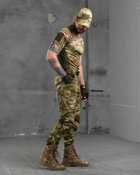 Тактический летний костюм 3в1 штаны+футболка+кепка S мультикам (87430) - изображение 2