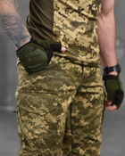 Тактичний літній костюм 3в1 штани+футболка+кепка S піксель (87430) - зображення 6