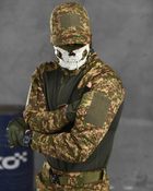 Тактический летний костюм 3в1 штаны+убакс+кепка S хищник (87428) - изображение 4