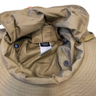 Панама Sturm Mil-Tec British Boonie Hat with Neck Flap R/S Coyote L (12326105) - изображение 13