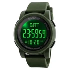 Годинник наручний 1257AG SKMEI з підсвічуванням, ARMY GREEN-BLACK