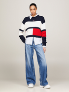 Sweter damski z bawełny Tommy Jeans DW0DW18117-YBH S Biały (8720646690688) - obraz 3