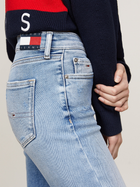 Jeansy slim fit damskie z wysokim stanem Tommy Jeans DW0DW17572-1AB W28L30 Błękitne (8720646650200) - obraz 4