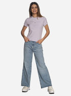 Koszulka damska bawełniana Tommy Jeans DW0DW17827-W06 XS Fioletowa (8720646667550) - obraz 4