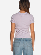 Футболка бавовняна жіноча Tommy Jeans DW0DW17827-W06 L Фіолетова (8720646668564) - зображення 2