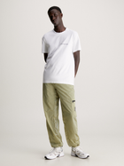 Футболка бавовняна чоловіча Calvin Klein Jeans J30J324671-YAF S Біла (8720109047196) - зображення 3