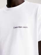 Koszulka męska bawełniana Calvin Klein Jeans J30J324671-YAF 2XL Biała (8720109047851) - obraz 4