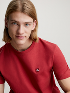 Koszulka męska bawełniana Calvin Klein Jeans J30J325268-XA0 L Bordowa (8720109355901) - obraz 4