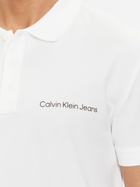 Koszulka polo męska Calvin Klein Jeans J30J325495-YAF S Biała (8720109355635) - obraz 3