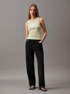 Koszulka na ramiączkach damska Calvin Klein Jeans J20J223160-LFU S Oliwkowa (8720109371390) - obraz 3
