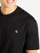 Koszulka męska bawełniana Calvin Klein Jeans J30J325699-BEH M Czarna (8720109452136) - obraz 3