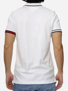 Koszulka polo męska Tommy Jeans DM0DM12963-YBR L Biała (8720116607673) - obraz 2