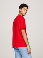 Koszulka męska bawełniana Tommy Jeans DM0DM18872-XNL 2XL Czerwona (8720645849087) - obraz 2