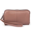 Жіноча шкіряна косметичка Cosmetic 6002-A pink