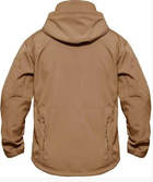 Куртка Soft Shell тактическая военная MAGCOMSEN, цвет Coyote, 6378551358-XXL - изображение 4