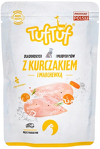 Mokra karma dla psów TufTuf Kurczak z marchewką 10x500 g (5903802473841) - obraz 2