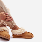 Жіночі домашні капці-чобітки із закритим носком Lanoze 36 Коричневі (5905677684131) - зображення 3