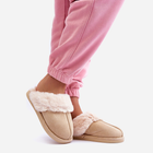 Жіночі домашні капці утеплені із закритим носком Pinky 37 Світло-бежеві (5905677683905) - зображення 2