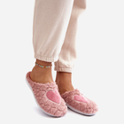 Жіночі домашні капці утеплені із закритим носком Inblu EC000099 36 Рожеві (5905677966510) - зображення 6