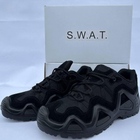 Кросівки SWAT з сітчастими вставками на протекторній підошві чорні розмір 44 - зображення 2