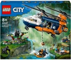 Zestaw klocków LEGO City Helikopter badaczy dżungli w bazie 881 elementów (60437) - obraz 1