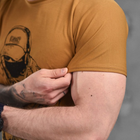 Мужская футболка с принтом "Вперед до конца" Coolmax койот размер XL - изображение 4