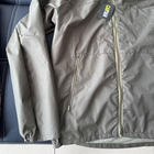 Летняя Куртка с сетчатой ​​подкладкой / Легкая Ветровка хаки размер XL - изображение 4