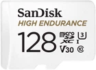 Карта пам'яті microSD 128Gb SanDisk High Endurance C10 UHS-I U3 V30 (SDSQQNR-128G-GN6IA)