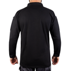 Футболка Поло тактическая с длинным рукавом TACTICAL LONG SLEEVE POLO SHIRT QUICK DRY 3XL Black - изображение 2