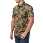 Рубашка тактическая 5.11 Tactical® Wyatt Print Short Sleeve Shirt 2XL Sage Green Canopy Camo - изображение 4