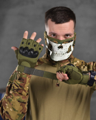 Перчатки беспалые outdoor tactics с защитой olive 00 M - изображение 2
