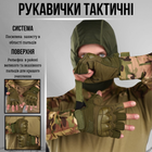 Тактичні рукавички mechanix mpact olive 0 L - зображення 5