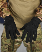 Тактичні рукавички standart black 0 XXL - зображення 3