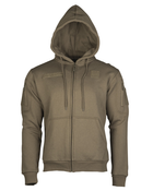 Реглан с капюшоном на молнии TACTICAL HOODIE XL Olive