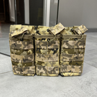Армейский подсумок на 3 магазина, WINTAC, сумка на 3 магазина для АК, Пиксель, Cordura 1000D - изображение 3