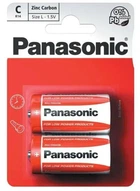 Батарейки Panasonic Zinc Carbon C (R14) блістер, 2 шт
